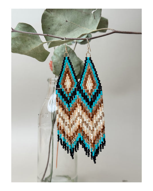 Turquoise Tara Fringe
