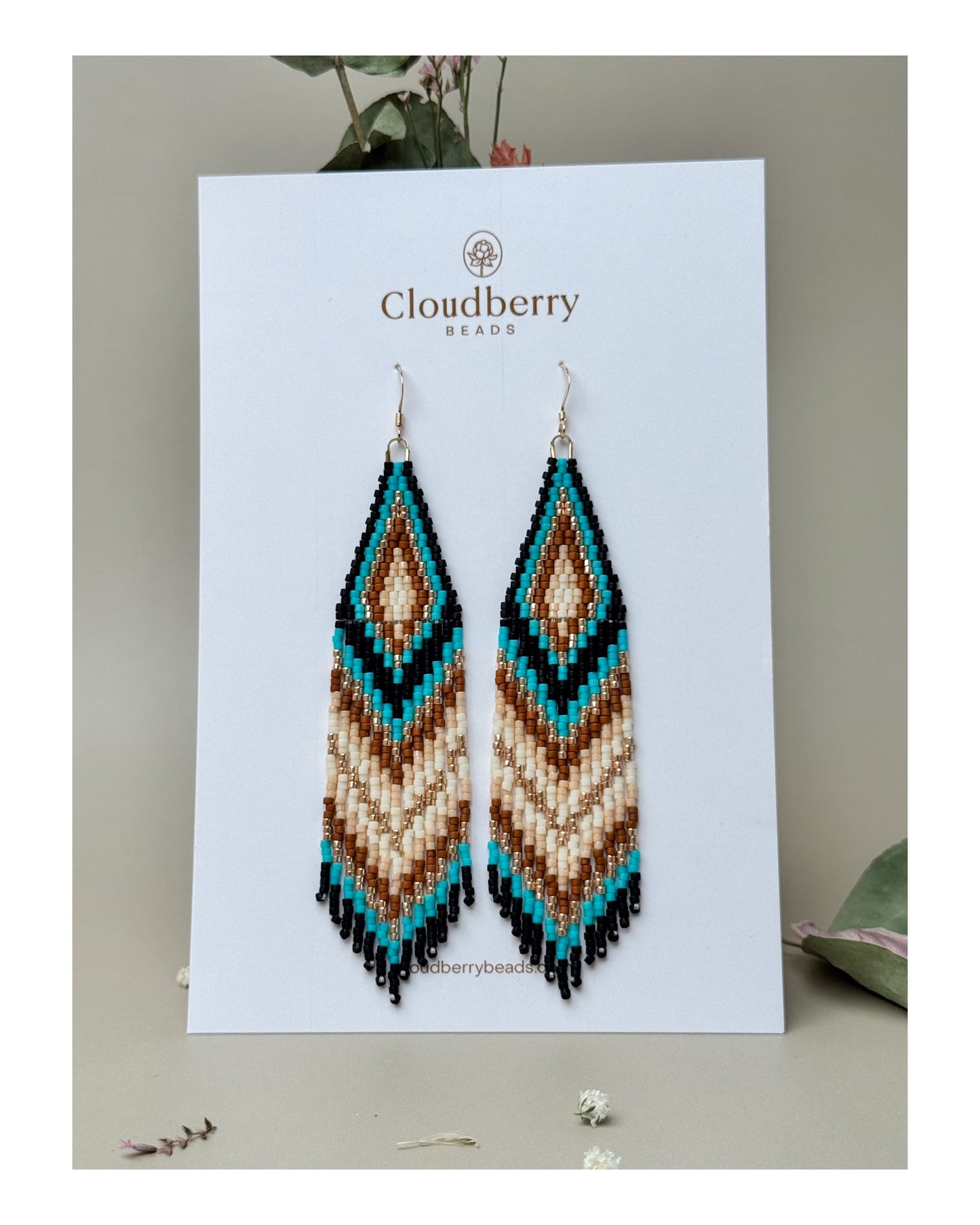 Turquoise Tara Fringe