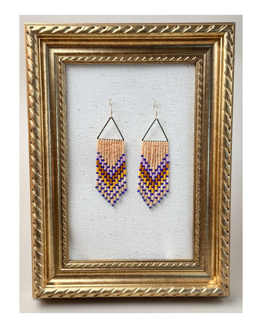 Triangle Fringe Earrings