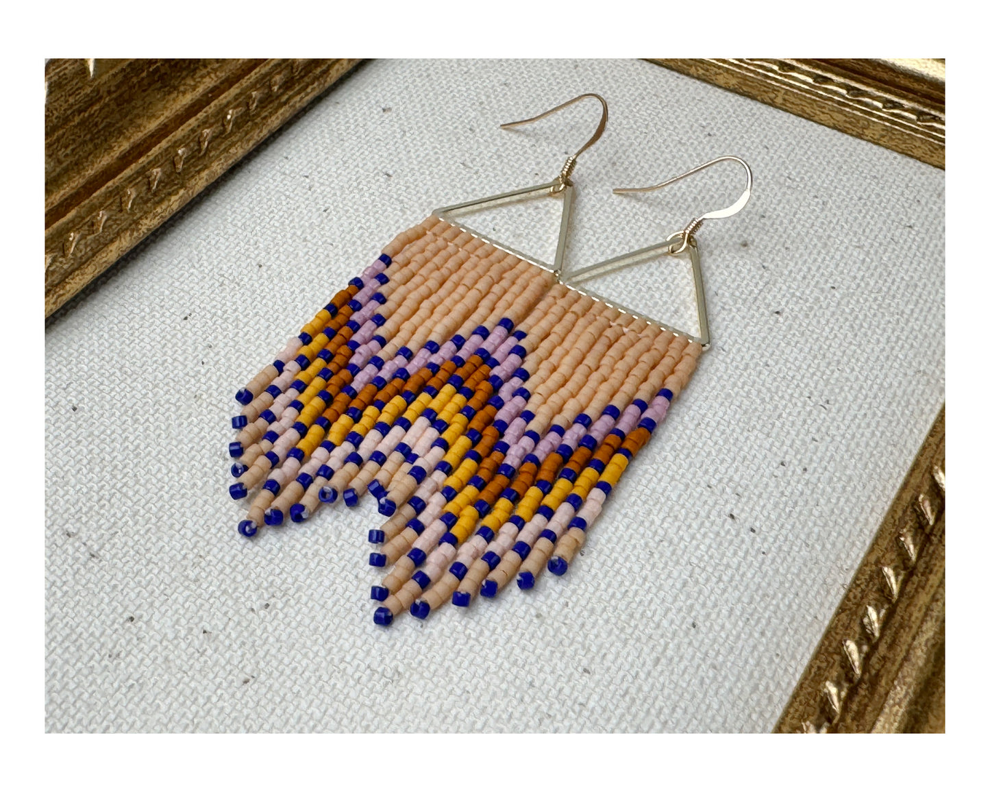 Triangle Fringe Earrings