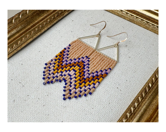 Triangle Fringe Earrings