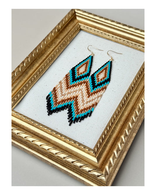 Turquoise Tara Fringe